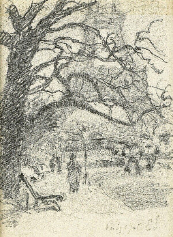 ClaudeEmileSchuffeneckerParistheMarsField1905.jpeg画家风景画静物油画建筑油画装饰画