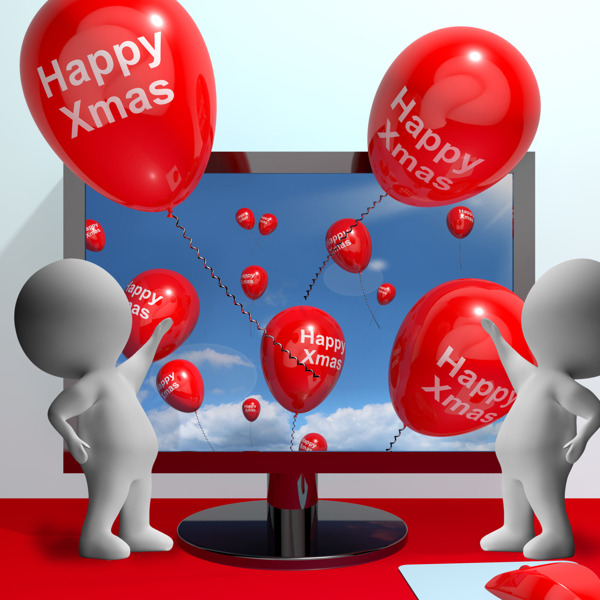 红气球在线祝福圣诞快乐