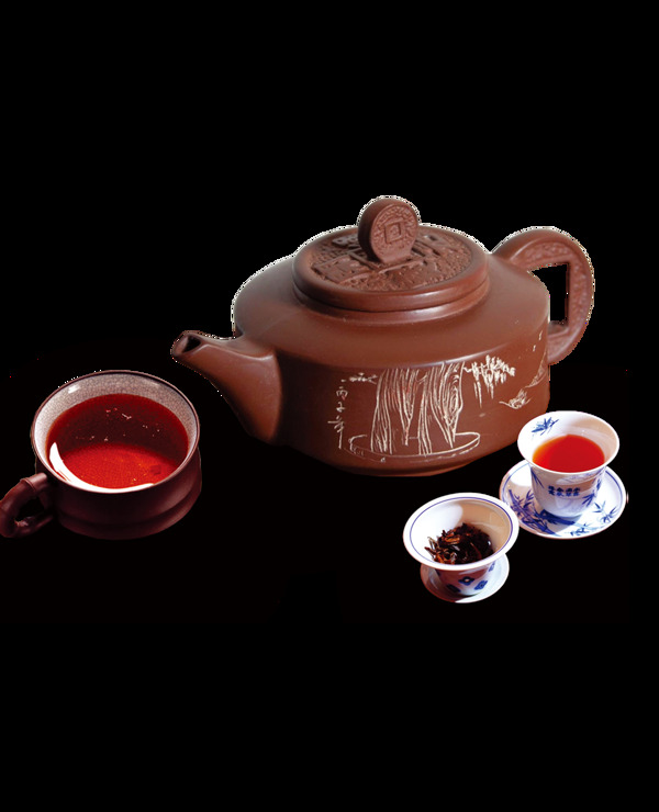 古典茶壶红茶元素