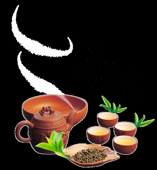 淡雅清新浅褐色茶壶产品实物