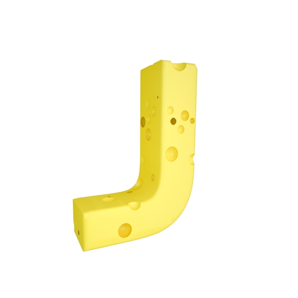 C4D创意奶酪字母J装饰