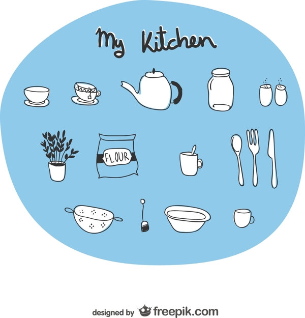 厨房用具概略图