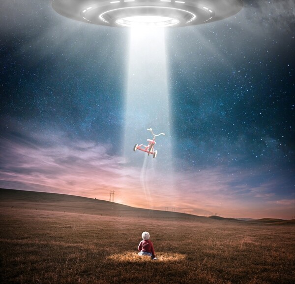 UFO与小孩的故事