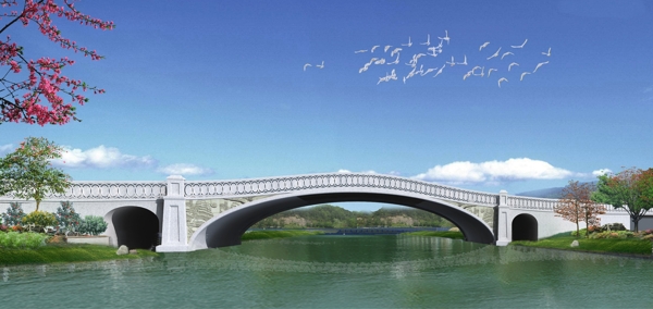 桥梁景观环境设计图片