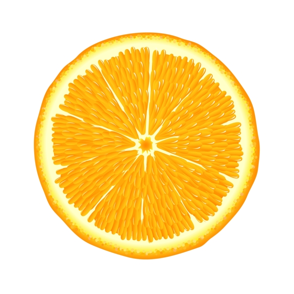 橘子片素材