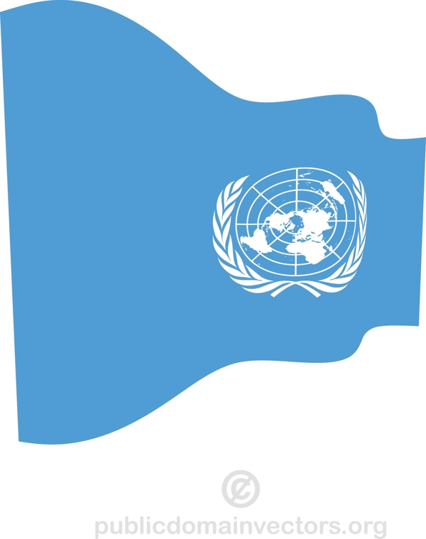 波浪联合国国旗