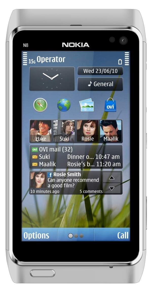 N8手机界面图标