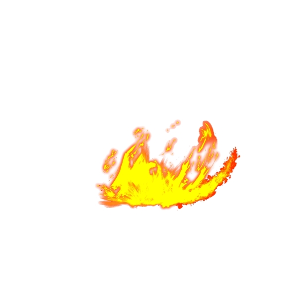 漫画手绘火焰自然元素