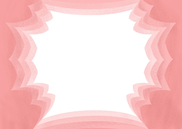 浪漫的粉色樱花边框矢量素材免费下载