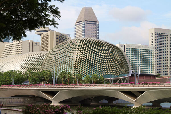 新加坡市内一景图片