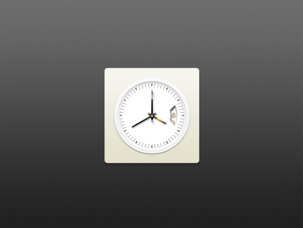 网页UI钟表icon图标设计