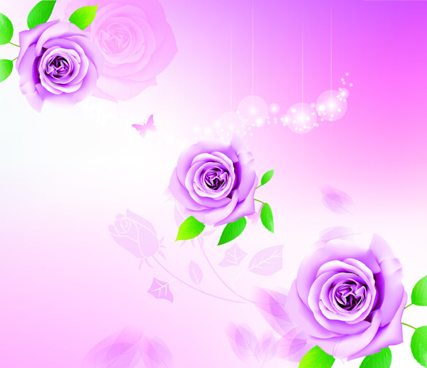 粉色玫瑰花朵移门装饰