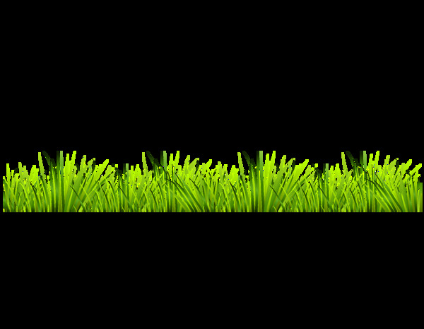 绿色草地png元素