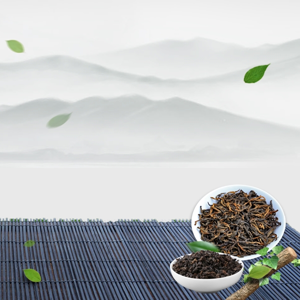中国风绿色清新茶叶主图