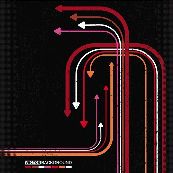 彩色箭头矢量素材08矢量方向