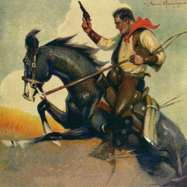 骑马的男人图片