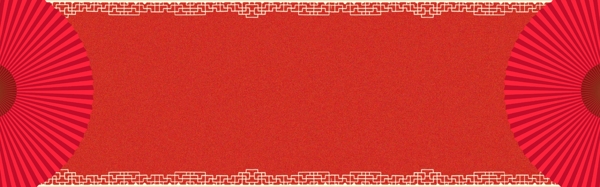 舞狮新年中国风红anner背景