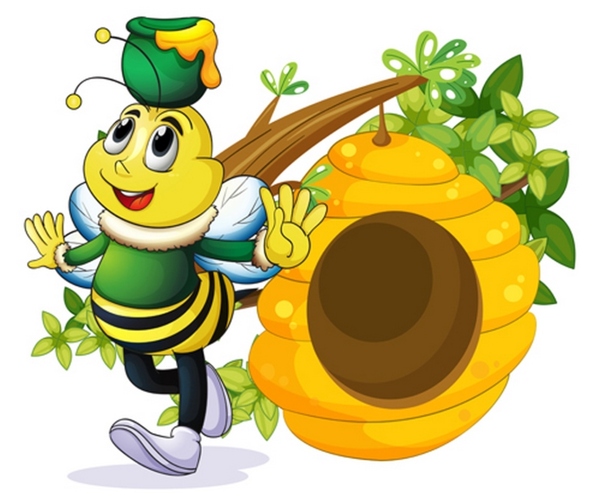 蜜蜂背景素材