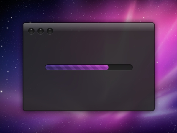 紫色条纹手机UI创意进度条素材下载