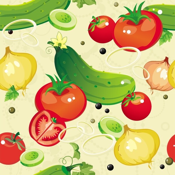 蔬菜图案设计图片