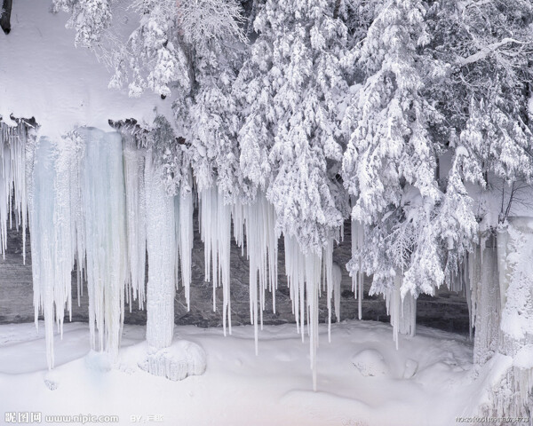 唯美雪景图片