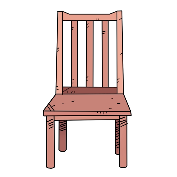 商用手绘家具木质椅子元素