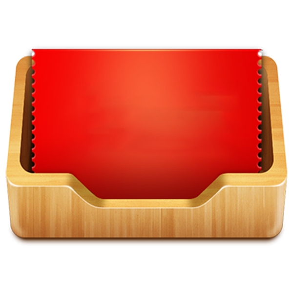 木盒框的红色边框