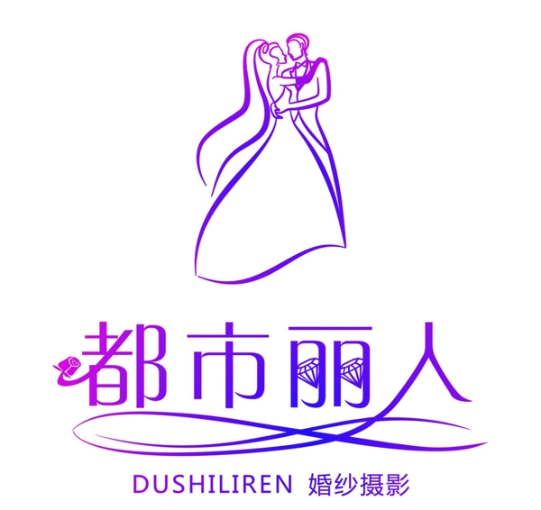 婚纱摄影logo图片