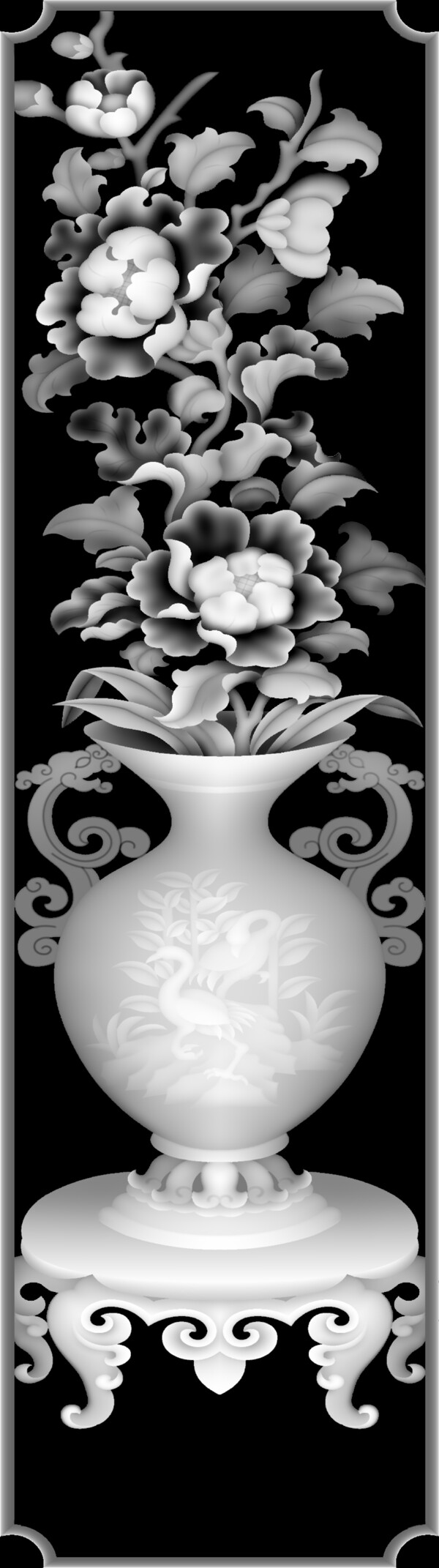 花瓶花图片