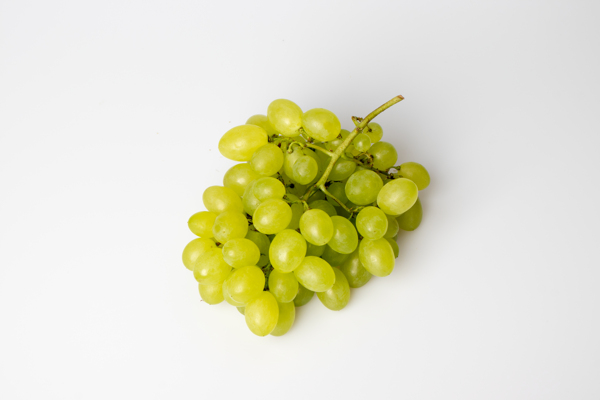 绿色的葡萄提子白底元素