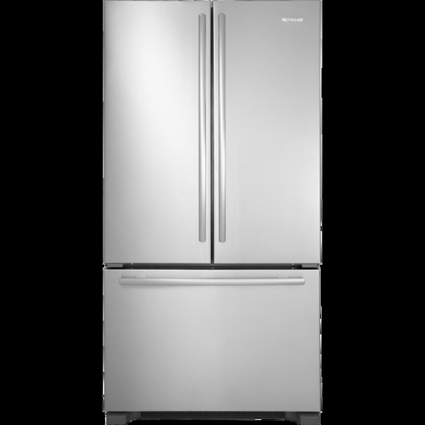 银色门冰箱免抠png透明图层素材