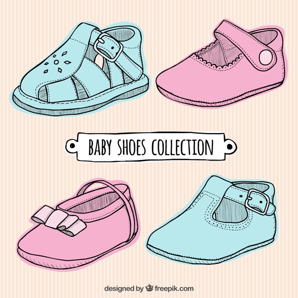 手工婴儿鞋收集