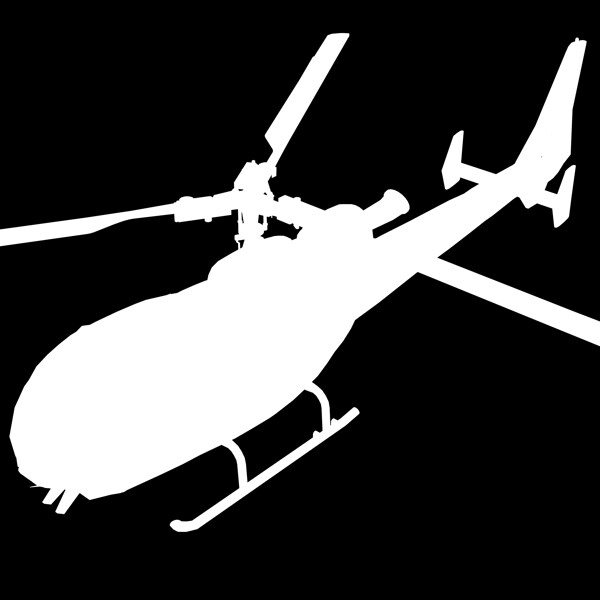 直升飞机3dmax飞机模型素材1