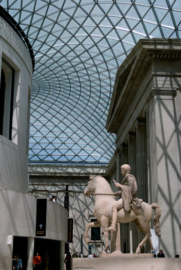 英国伦敦大英博物馆内景部分图片