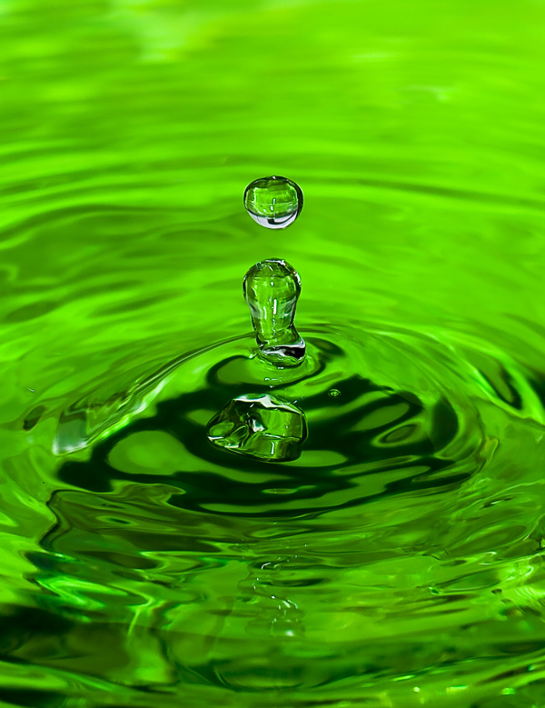 绿色水滴图片