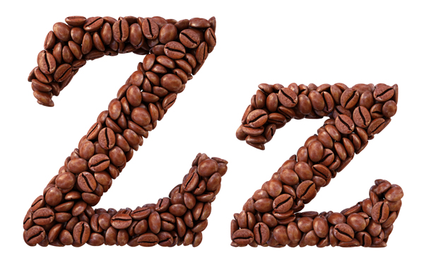 咖啡豆组成的字母Z图片