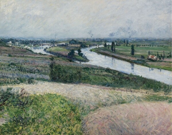 GustaveCaillebotteTheSeineatthePlaceofEpinay1888画家风景画静物油画建筑油画装饰画