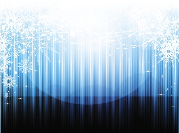 蓝调的条纹圣诞背景