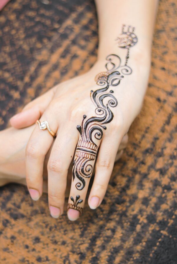 手纹身艺术文化戒指信
