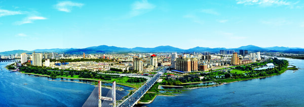 吉林市全景图片