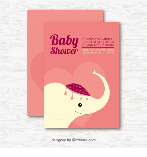婴儿洗澡卡与大象