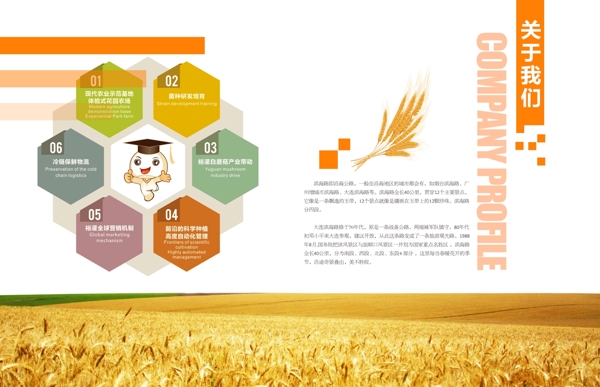 新型农业科技企业宣传画册