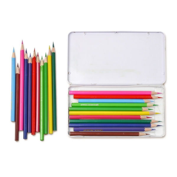 唯美高清铅笔盒彩色铅笔素材