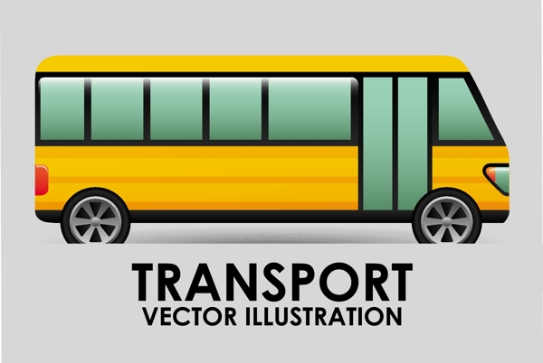 汽车设计素材图公交车