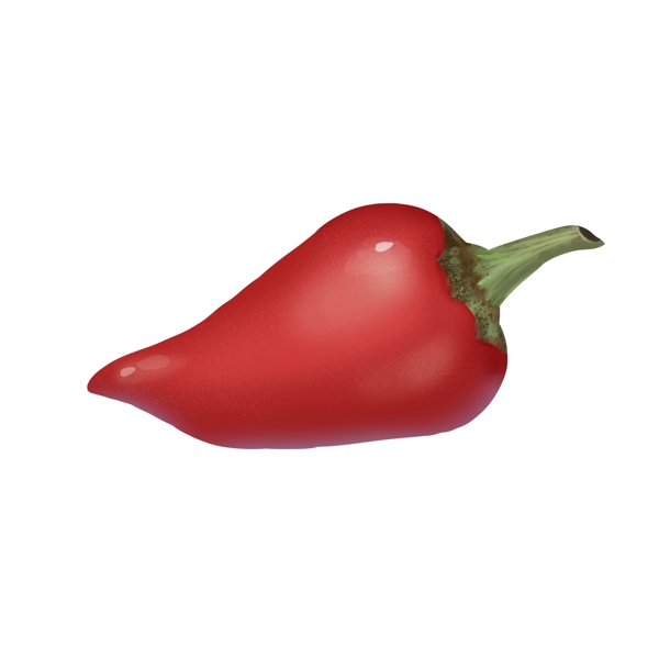 一颗红色的大辣椒