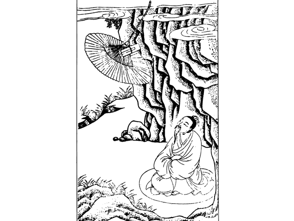 中国宗教人物插画素材39