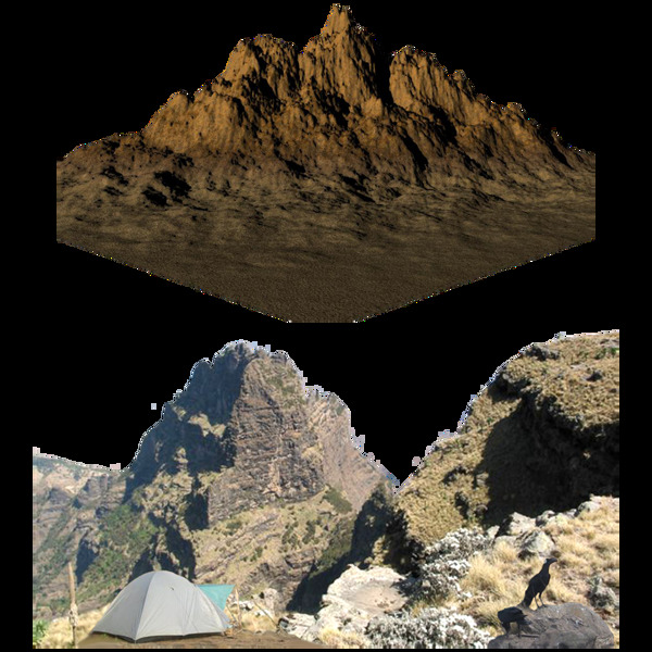 岩石山免抠png透明图层素材