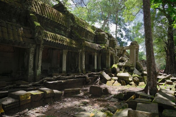 柬埔寨塔布隆寺风景