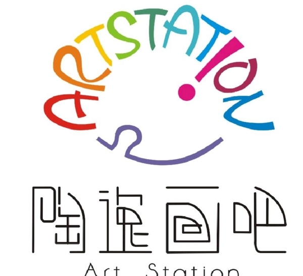 画室logo绘画画画标志