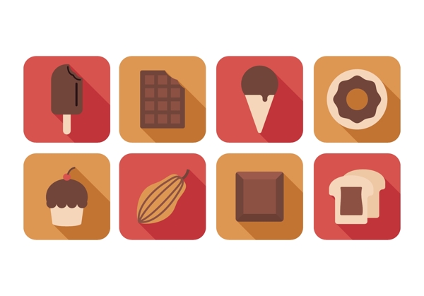 巧克力制品甜品图标